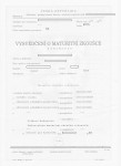 Maturitní vysvědčení k překladu do německého jazyka, poté co bude vyhotovena jeho ověřená kopie, se kterou posléze dojde ke svázání úředního dokladu.
